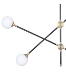 Pendant lamps spheres - Step into Design SPILLO black and gold 92cm pendant lamp ST-9389P-4 - product 3