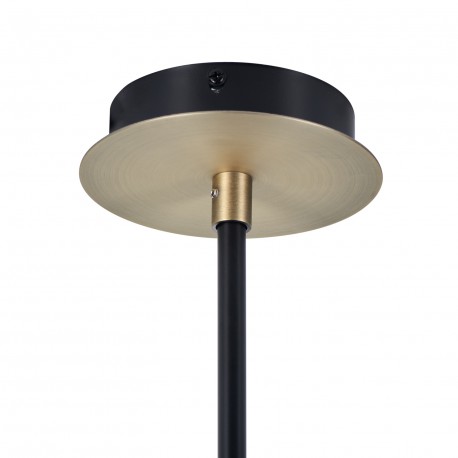 Step into Design Lampa wisząca SPILLO czarno złota 92cm ST-9389P-4