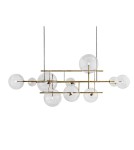 Pendant lamps spheres - Step into Design CHARM brass 200cm pendant lamp ST-9757P-L - product 1
