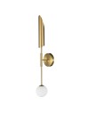 Step into Design MIKA-1 white gold 85cm wall lamp ST-F086