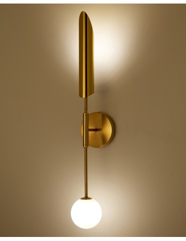 Step into Design Lampa ścienna MIKA-1 biało złota 85cm ST-F086 - produkt 2