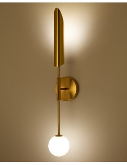Step into Design Lampa ścienna MIKA-1 biało złota 85cm ST-F086 - produkt 2