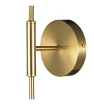 Designer wall lamps - Step into Design MIKA-1 white gold 85cm wall lamp ST-F086 - product 4