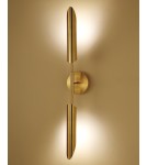 Designer wall lamps - Step into Design MIKA-2 gold 76cm wall lamp ST-F085 - product 2