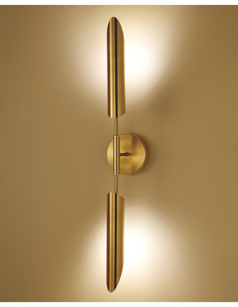 Designer wall lamps - Step into Design MIKA-2 gold 76cm wall lamp ST-F085 - product kolory-swiatla.pl 2