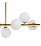 Pendant lamps over the island - Step into Design MINI MOON gold 100cm pendant lamp ST-8118P-11 gold - product 3