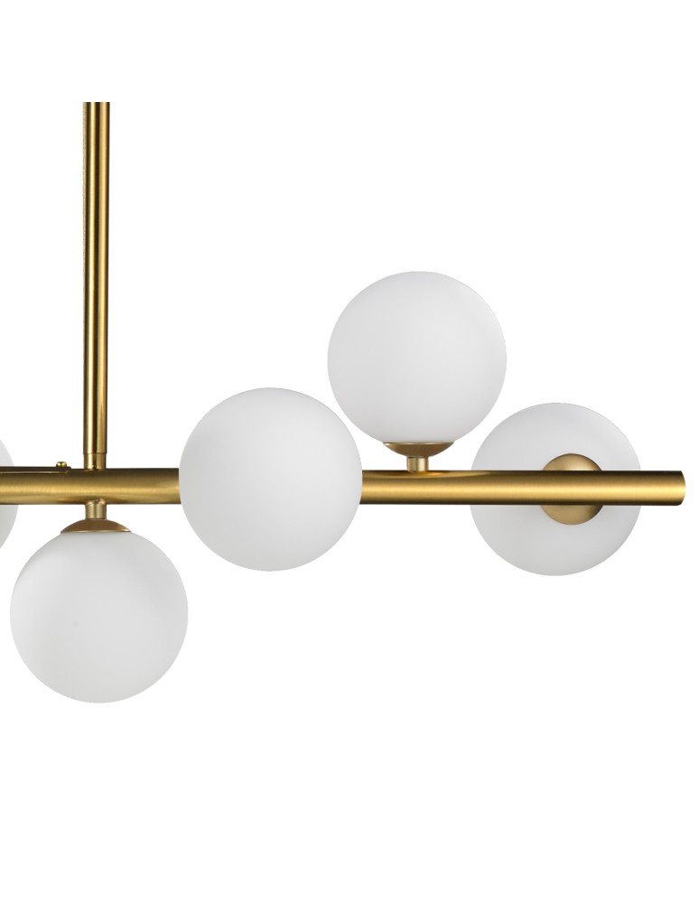 Pendant lamps over the island - Step into Design MINI MOON gold 100cm pendant lamp ST-8118P-11 gold - product kolory-swiatla.pl 3