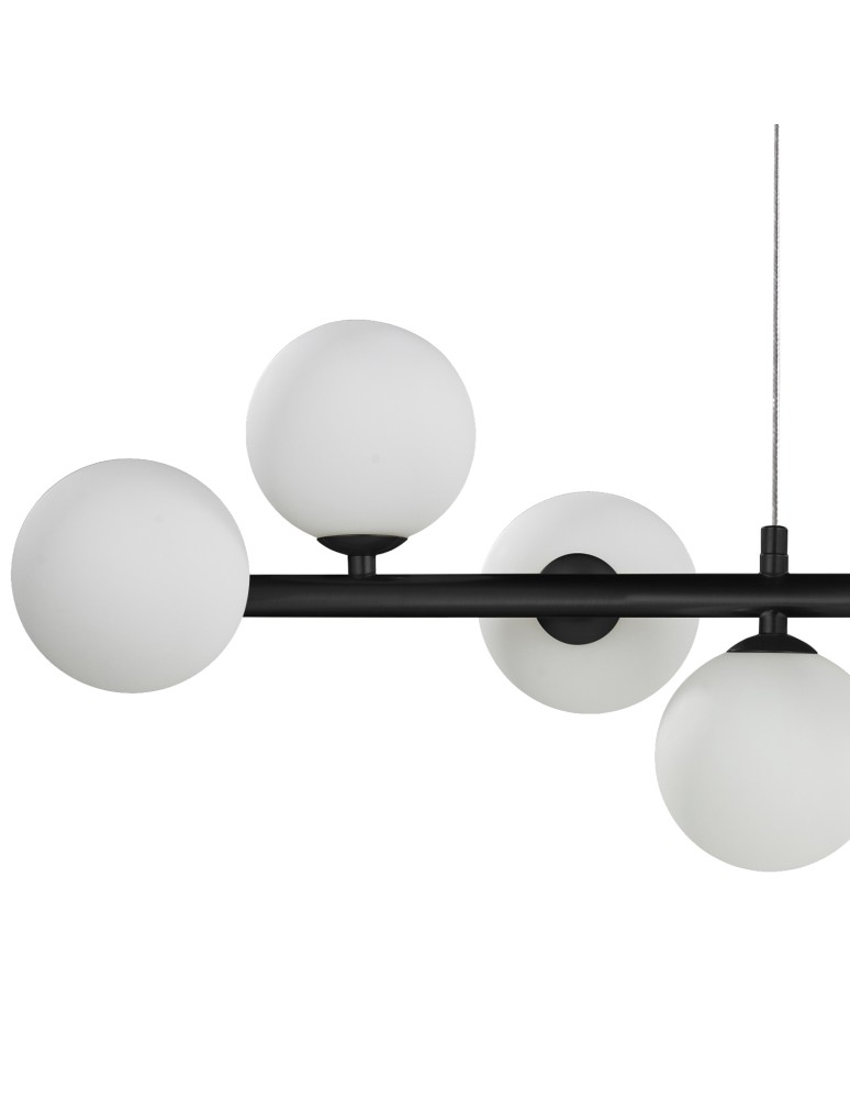 Pendant lamps over the island - Step into Design MINI MOON pendant lamp black 100cm ST-8118P-11 black - product kolory-swiatla.pl 4