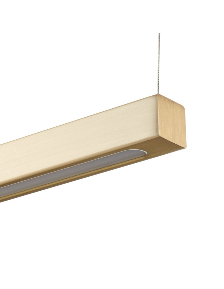 Pendant lamps over the island - Step into Design BEAM-100 LED pendant lamp gold 100cm / 4000 K ST-8960-L100-4000K. - product kolory-swiatla.pl 3