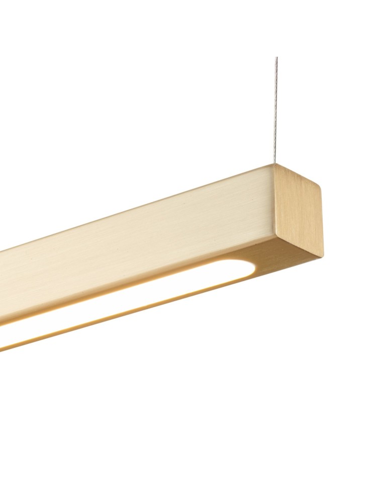 Pendant lamps over the island - Step into Design BEAM-100 LED pendant lamp gold 100cm / 4000 K ST-8960-L100-4000K. - product kolory-swiatla.pl 4