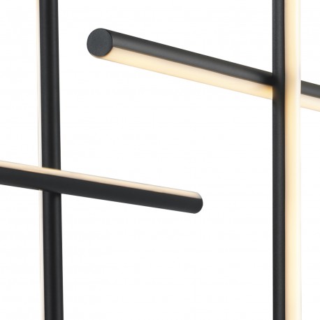 Step into Design Lampa wisząca ASTA-8 LED 4000K czarna 120cm ST-9194P-8 black 4000K