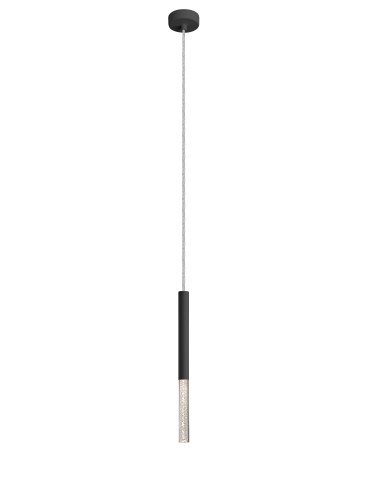 Zuma Line One Pendant Lamp Black/Black P0461-01E-P7P7.