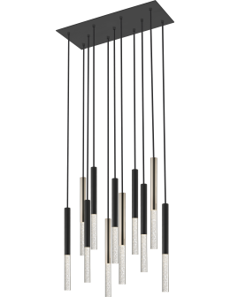 Zuma Line One Lampa Wisząca Czarny Mat+Złota/Matt Black+French Gold P0461-11L-P7SD