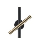 LED wall lamps - Zuma Line Loya Wall lamp Black-Gold/Black-French Gold W0461-03N-P7SD. - product 1