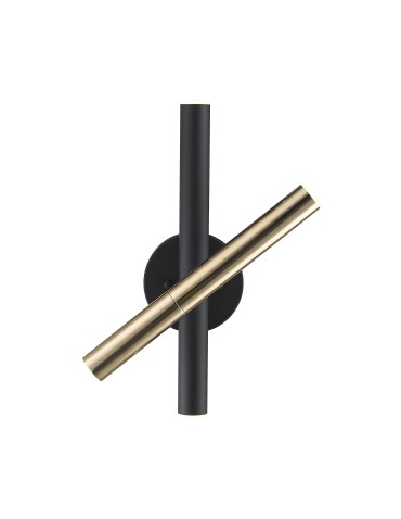 Zuma Line Loya Wall lamp Black-Gold/Black-French Gold W0461-03N-P7SD.