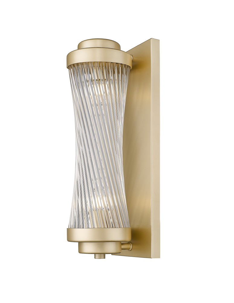 Glamour wall lamps - Zuma Line Sergio Wall lamp Matte Gold/Matt Gold W0528-02N-V6AC - product kolory-swiatla.pl 1