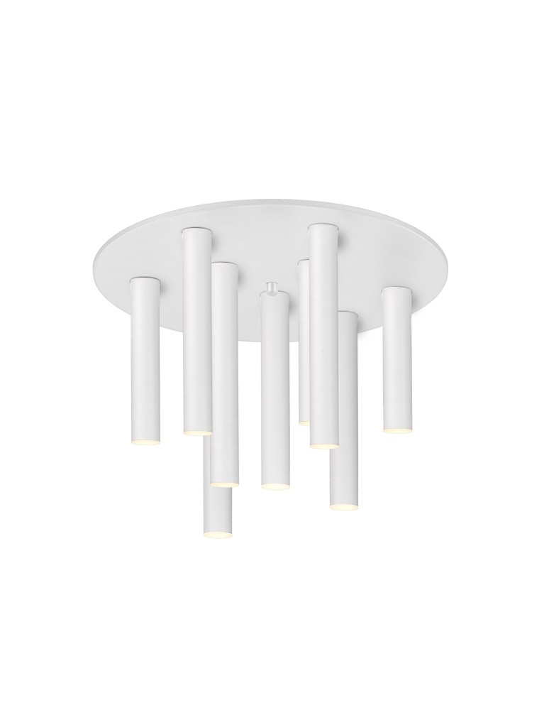 LED ceiling lamps - Zuma Line Loya Ceiling Lamp White Matte/Matt White C0461-09C-S8S8. - product kolory-swiatla.pl 1