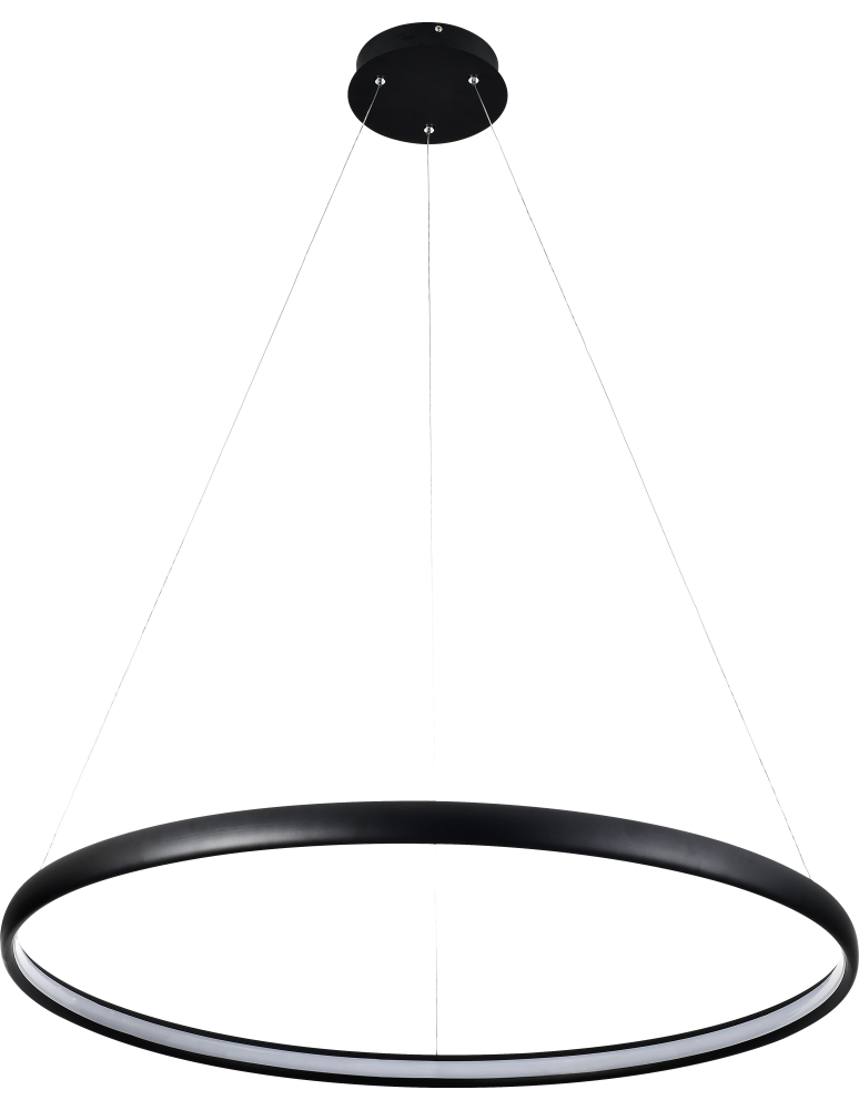 Pendant lamps circles - Zuma Line Carlo Pendant Lamp Matte Black/Matte Black PL210503-800-BK - product kolory-swiatla.pl 1