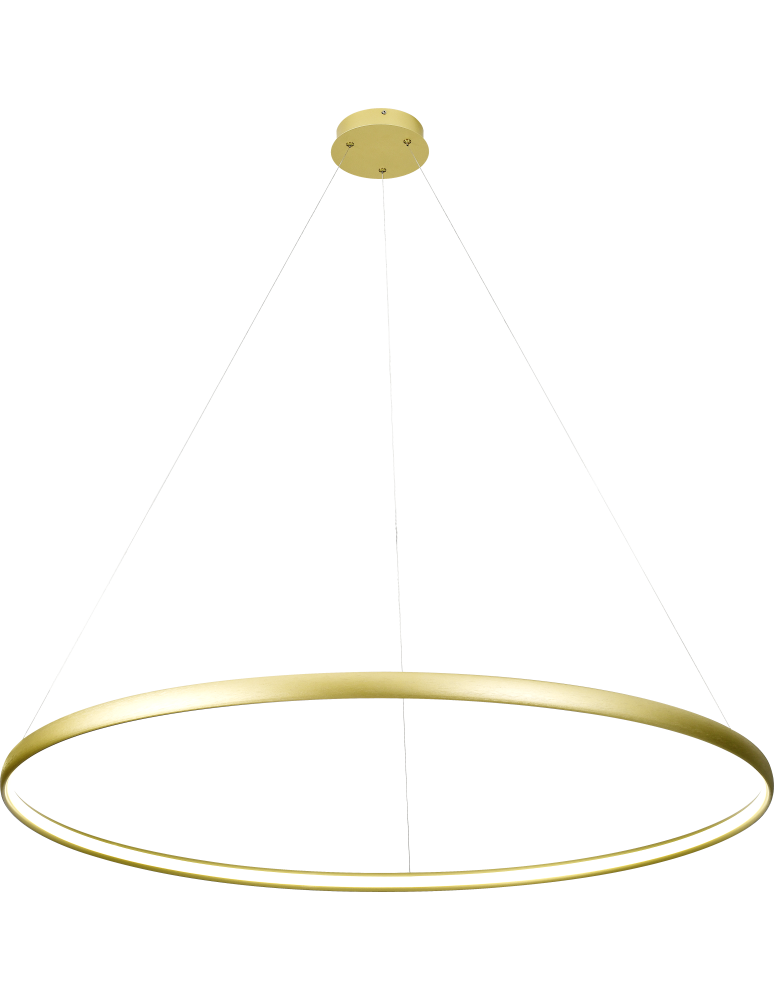 Pendant lamps circles - Zuma Line Carlo Pendant Lamp Gold/Gold PL210503-1200-GD - product kolory-swiatla.pl 1