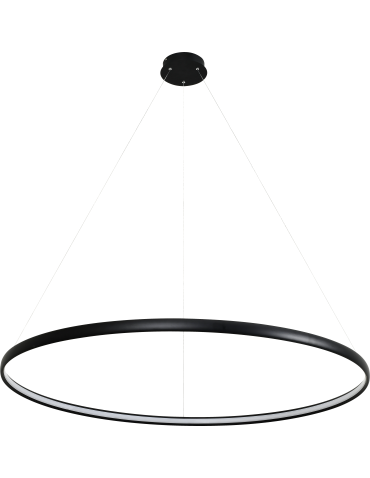 Zuma Line Carlo Lampa Wisząca Czarny Mat/Matte Black PL210503-1200-BK