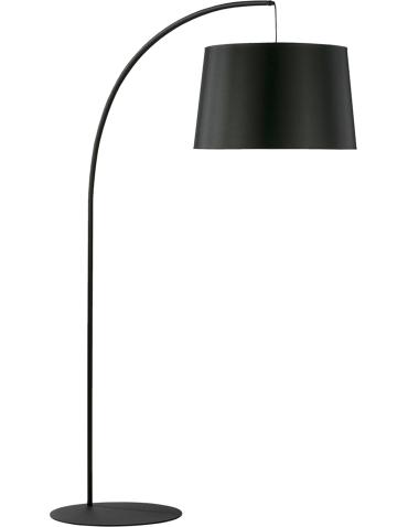 Zuma Line Kalaiya Lampa Podłogowa Czarno Złota 3092