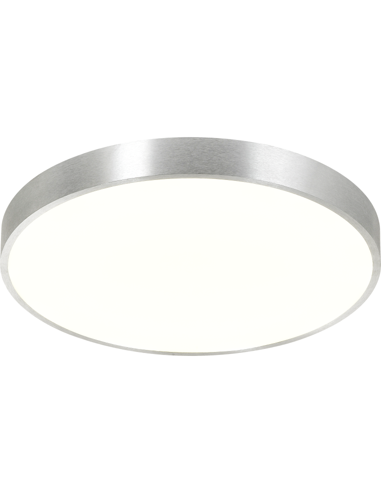Round ceiling lamps - Zuma Line Sierra Silver/Silver Ceiling Lamp CL12100008-SL - product kolory-swiatla.pl 1
