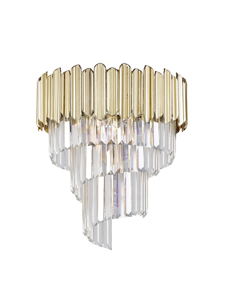 Glamour ceiling lamps - Zuma Line Gladius Ceiling Lamp C0535-05C-F4J7 gold. - product kolory-swiatla.pl 1