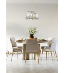 5-point chandeliers - Zuma Line Mirabell pendant lamp P0465-05K-V7V7 gold. - product 3