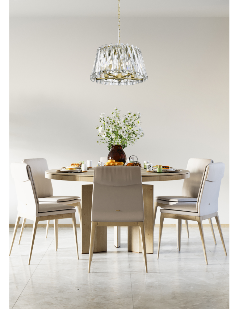 5-point chandeliers - Zuma Line Mirabell pendant lamp P0465-05K-V7V7 gold. - product kolory-swiatla.pl 3