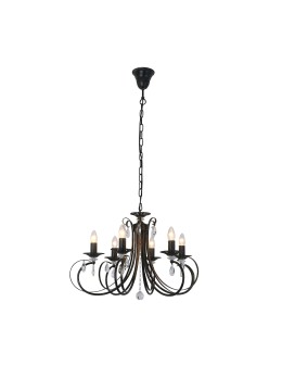 Zuma Line Novia Lampa Wisząca Czarna/Black RLD94217-6B
