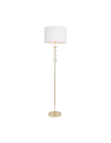 Zuma Line Rea Ii Floor Lamp Gold-White/Gold-White RLL93163-1GW.