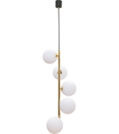 Pendant lamps spheres - Zuma Line Ali Pendant Lamp 5648 black - product 1