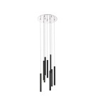 Icicle pendant lamps - Zuma Line Loya Pendant Lamp Black/Matt Black P0461-09C-P7P7. - product 1