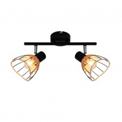 Zuma Line Gent Lampa Sufitowa P20084-2TU czarny