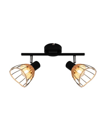Zuma Line Gent Ceiling Lamp P20084-2TU black.