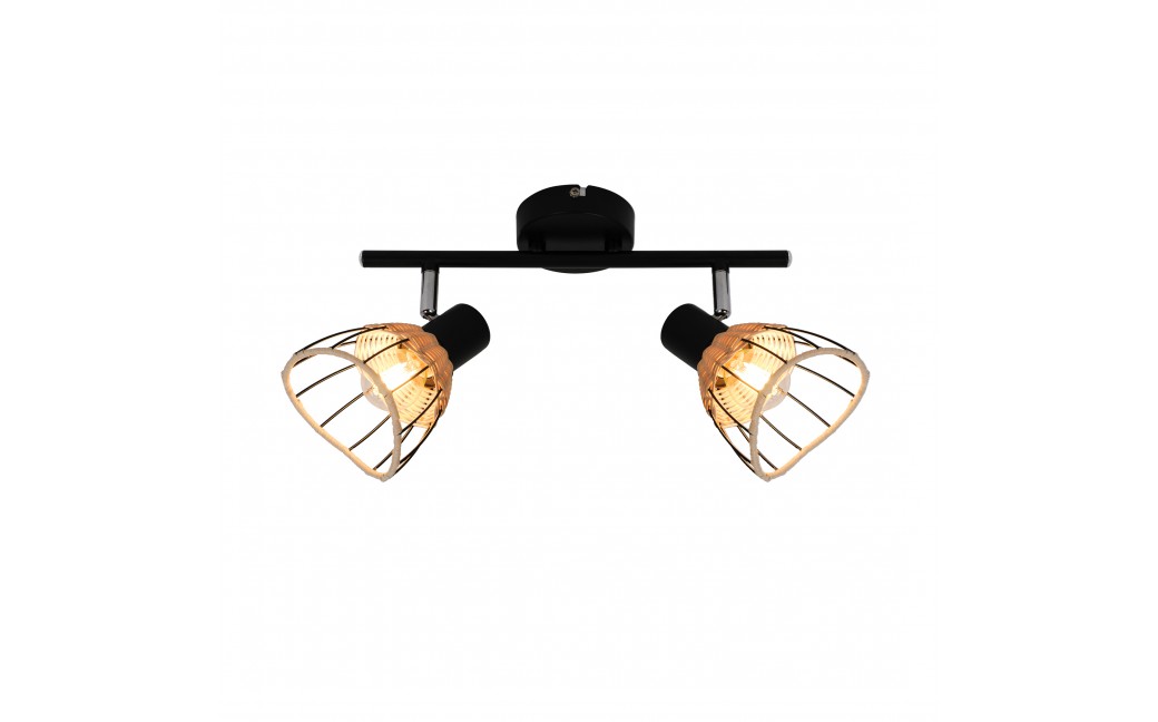 Zuma Line Gent Lampa Sufitowa P20084-2TU czarny