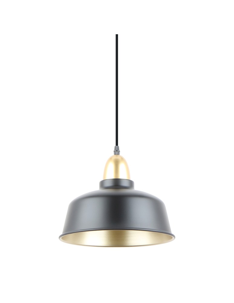 Industrial pendant lamps - Zuma Line Mensa Pendant Lamp A8063-BK matte black - product kolory-swiatla.pl 1