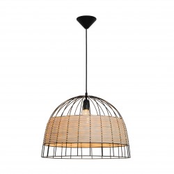 Zuma Line Boho Lampa Wisząca Natural&Czarny/Natural&Black P21074-D50