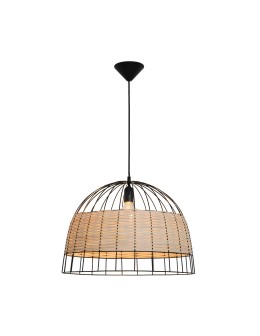Zuma Line Boho Lampa Wisząca Natural&Czarny/Natural&Black P21074-D50