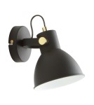 Adjustable wall lamps - Zuma Line Delta Wall lamp A6004S-1 matte black - product 1