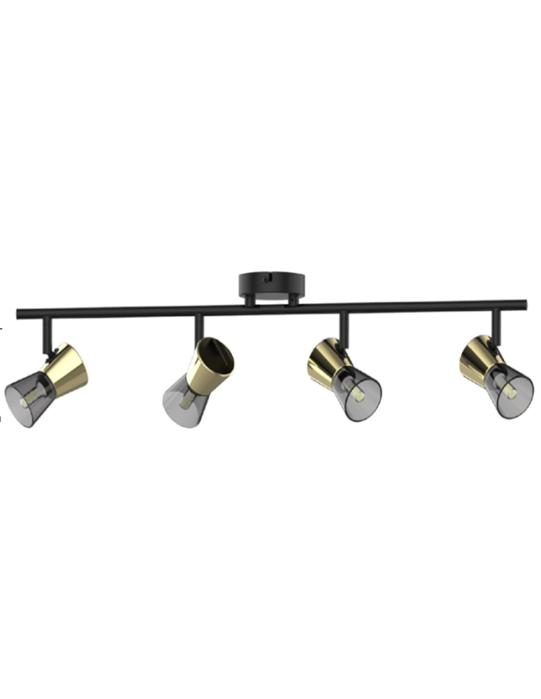 Spotlight ceiling lamps - Zuma Line Cento Ceiling Lamp TK220532-4BG matte black. - product kolory-swiatla.pl 1