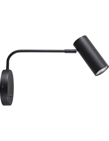 Zuma Line Tubo WL Wall lamp Black/Black 20034-BK-N