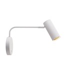 Reading wall lamps - Zuma Line Tubo WL Wall lamp White/White 20034-WH-N. - product 1