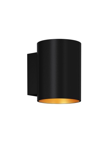 Zuma Line Sola WL Round  Kinkiet Czarno-Złoty/Black-Gold 91061-N