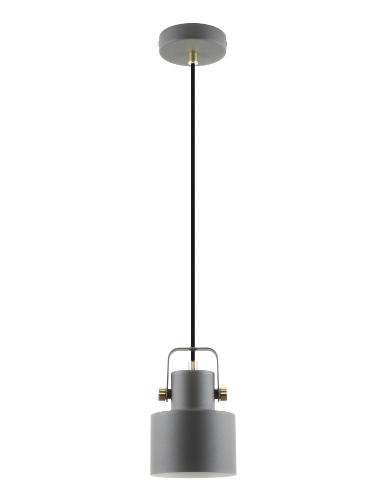 Industrial pendant lamps - Zuma Line Draco Pendant Lamp A8062-1 matte black - product kolory-swiatla.pl 1