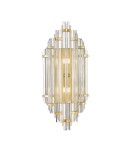 Glamour wall lamps - Zuma Line Alexandria Wall lamp W0556-02A-V7V7 gold. - product 1