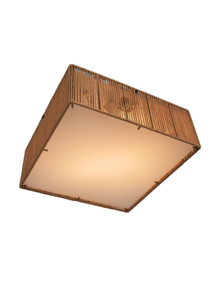 Boho ceiling lamps - Zuma Line Nomad Ceiling Lamp CL22009B-D40 white - product kolory-swiatla.pl 1