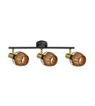 Spotlight ceiling lamps - Zuma Line Copa Ceiling Lamp R5022003-3TU black. - product 1