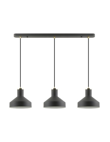 Zuma Line Sigma Pendant Lamp A8016S-3A matte black.
