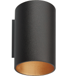 Tube wall lamps - Zuma Line Slice WL Wall lamp Black-Gold/Black-Gold 50603-BK/GD-N - product 1